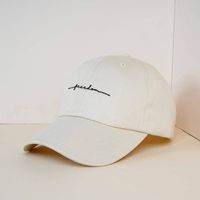 Unisex Simple Style Letter Embroidery Curved Eaves Baseball Cap main image 8