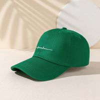 Unisex Simple Style Letter Embroidery Curved Eaves Baseball Cap sku image 2