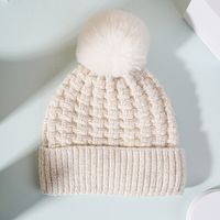 Unisex Modern Style Simple Style Classic Style Solid Color Braid Eaveless Beanie Hat sku image 2
