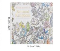 1 Piece Letter Class Learning Paper Pastoral Painting Template sku image 8