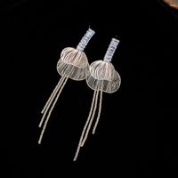 1 Pair Elegant Sweet Wings Copper Drop Earrings main image 9