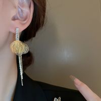 1 Pair Elegant Sweet Wings Copper Drop Earrings main image 3