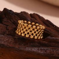 Simple Style Geometric Stainless Steel Plating 18k Gold Plated Rings main image 4