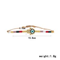 Ethnic Style Bohemian Devil's Eye Palm Glass Beaded Handmade Unisex Bracelets main image 3