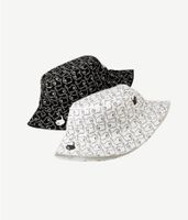 Unisex Cute Simple Style Cat Embroidery Wide Eaves Bucket Hat main image 1