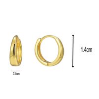 1 Pair Casual Elegant Commute Heart Shape Plating Inlay Sterling Silver Zircon Obsidian 18k Gold Plated Ear Studs main image 5