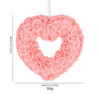 Valentine's Day Sweet Pastoral Heart Shape Plastic Indoor Outdoor Party Hanging Ornaments main image 2