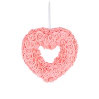 Valentine's Day Sweet Pastoral Heart Shape Plastic Indoor Outdoor Party Hanging Ornaments main image 4