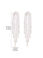 Fashion Long Tassel Geometric Copper Earrings Wholesale Nihaojewelry sku image 8