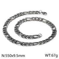 Einfacher Stil Pendeln Einfarbig Titan Stahl Männer Halskette sku image 5
