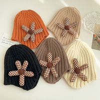 Muchachas Dulce Flor Jacquard Gorro De Lana main image 4