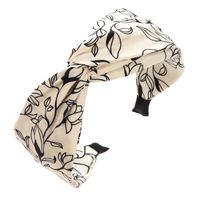 Women's Pastoral Simple Style 3d Print Cloth Criss Cross Printing And Dyeing Hair Band sku image 1