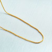 Rostfreier Stahl Vergoldet Moderner Stil Klassischer Stil Überzug Einfarbig Keiner Halskette sku image 2