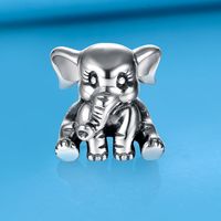 Cute Elephant Sterling Silver Rhodium Plated Jewelry Accessories main image 2