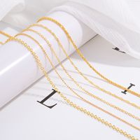 Simple Style Solid Color Sterling Silver Plating Necklace main image 7