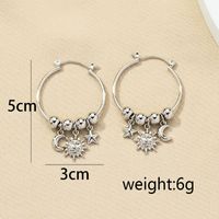 Fashion Vintage Star Moon Earrings Wholesale Nihaojewelry main image 6