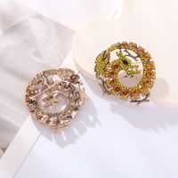 Vintage Style Dragon Alloy Plating Inlay Rhinestones Women's Brooches 1 Piece main image 3