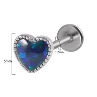 Casual Heart Shape Stainless Steel Plating Lip Stud sku image 9