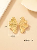 1 Pair Ig Style Simple Style Wings Butterfly Plating Alloy Ear Studs main image 11