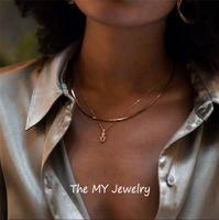 Ig Style Simple Style Beauty Head Sterling Silver Plating 18k Gold Plated Pendant Necklace main image 2