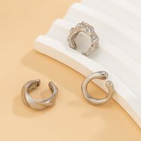 Wholesale Jewelry Vintage Style Irregular Round Alloy Plating Ear Cuffs main image 4