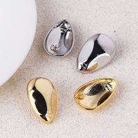 1 Pair Basic Modern Style Simple Style Geometric Plating Brass 18k Gold Plated White Gold Plated Ear Studs main image 2