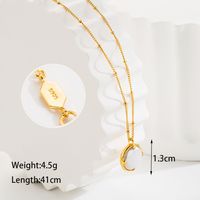 Ig Style Simple Style Round Sterling Silver Plating Inlay Baroque Pearl 18k Gold Plated Pendant Necklace main image 4