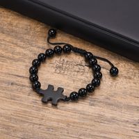 Einfacher Stil Strassenmode Puzzle Edelstahl 304 Männer Armbänder sku image 2