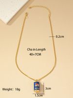 Retro Coke Alloy Plating Gold Plated Women's Pendant Necklace main image 7