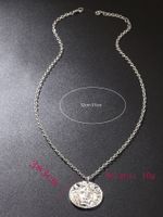 Einfacher Stil Löwe Legierung Überzug Versilbert Unisex Halskette Mit Anhänger sku image 1