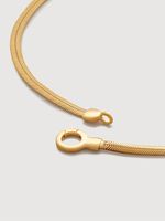 Ig-stil Einfacher Stil Einfarbig Sterling Silber Überzug 18 Karat Vergoldet Halskette main image 4