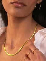 Ig-stil Einfacher Stil Einfarbig Sterling Silber Überzug 18 Karat Vergoldet Halskette main image 6