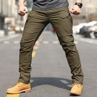 Men's Solid Color Sports Regular Fit Cargo Pants main image 2