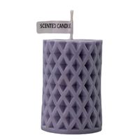 Simple Style Grid Wax Candle main image 4