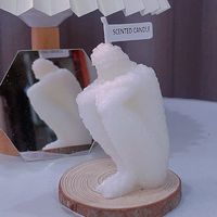 Simple Style Portrait Solid Color Wax Aromatherapy Candle sku image 1