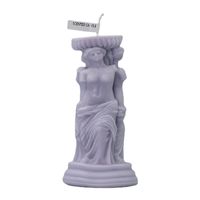 Retro Simple Style Solid Color Venus Wax Candle main image 5