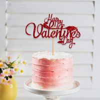Valentine's Day Simple Style Letter Paper Daily Party Cake Decorating Supplies main image 3