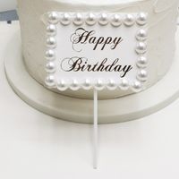 Valentine's Day Birthday Simple Style Letter Paper Party Cake Decorating Supplies sku image 1
