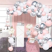 Wedding Season Sweet Pastoral Solid Color Aluminum Film Indoor Outdoor Party Balloons sku image 20