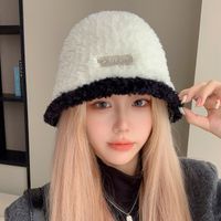 Women's Simple Style Letter Wide Eaves Bucket Hat main image 4