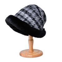 Women's Elegant Basic Plaid Wide Eaves Bucket Hat sku image 3