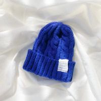 Women's Elegant Basic Solid Color Eaveless Wool Cap main image 5