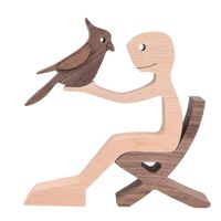 Cute Simple Style Dog Wood Ornaments Artificial Decorations sku image 16