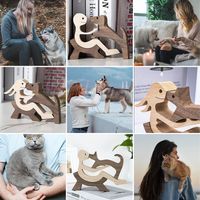 Cute Simple Style Dog Wood Ornaments Artificial Decorations main image 1