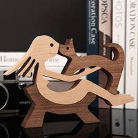 Cute Simple Style Dog Wood Ornaments Artificial Decorations sku image 21