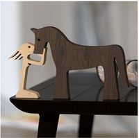 Cute Simple Style Dog Wood Ornaments Artificial Decorations sku image 18