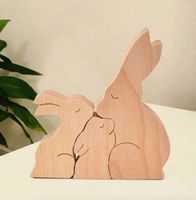 Cute Simple Style Dog Wood Ornaments Artificial Decorations sku image 2