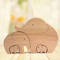 Cute Simple Style Dog Wood Ornaments Artificial Decorations sku image 32