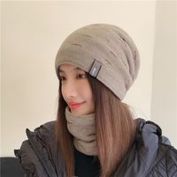 Women's Classic Style Solid Color Eaveless Wool Cap sku image 1