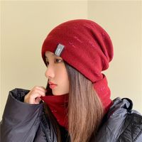 Women's Classic Style Solid Color Eaveless Wool Cap sku image 3